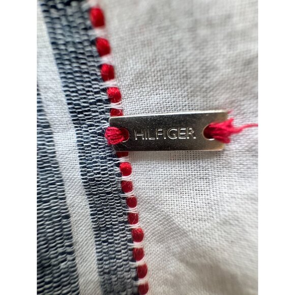 Tommy Hilfiger Sleeveless Striped Cotton Top – Size M – Red White & Blue - Picture 3 of 8